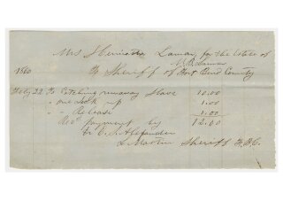 Receipt for the Capture of Fugitive Enslaved Person