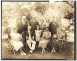 E. W. Bertner, Julia Bertner, and Family Portrait Outdoors by Ernest William Bertner (1889-1950)