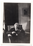 E. W. Bertner in His Rice Hotel Apartment by Ernest William Bertner (1889-1950)