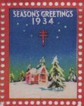 Seasons Greetings 1934 by San Jacinto Lung Association