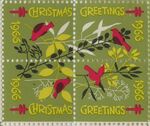 Christmas Greetings 1966x4 (Green) by San Jacinto Lung Association