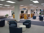 Library Interior with Bookshelves by The TMC Library