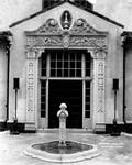 Entrance and Statue at Hermann Hospital, Houston, TX by Frank L. Schlueter