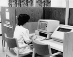 Library Interior Public Areas Computer Station by John P. McGovern Historical Collections & Research Center