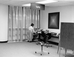 Library Interior Typing Station by John P. McGovern Historical Collections & Research Center
