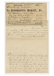 Receipt for Medical and Post-Mortem Services by Greenville S. Dowell