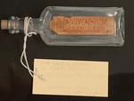 Small Glass Bottle with Cork and Label “Laudanum”