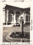 1925 Fountain in Outdoor Patio - Hermann Hospital by Hermann Hospital (Houston, Tex.)