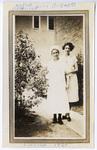 Miss Roberts and Lucile Baird by Lucille Baird Rogillo (1903-1992)