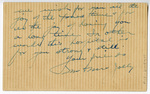 Christmas card from Mr. and Mrs. Jolly to Lucile Baird