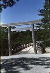 6 Ise Shrine Main Tori And The Bridge by Masamichi Suzuki (1918-2014)