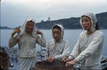 5 Mikimoto Pearl Farm, 3 Of The Girls - Pearl Divers by Masamichi Suzuki (1918-2014)