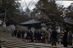 29 Nara, Tour - Before Entrance To Nigatsu-Do by Masamichi Suzuki (1918-2014)
