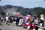 8 Kintai Bridge, Spring Cherry Blossoms by Masamichi Suzuki (1918-2014)