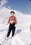 Akakura [Zoe Green On Skis] by Masamichi Suzuki (1918-2014)