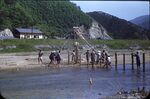 Hiro Footbridge Under Construction, Pile Driver by Masamichi Suzuki (1918-2014)