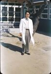 8 Hijiyama [Mac Suzuki In Lab Coat] by Masamichi Suzuki (1918-2014)