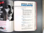 Medical World News, Vol. 1 (4), Table of Contents by Medical World News