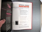 Medical World News, Vol. 1 (18), Table of Contents by Medical World News