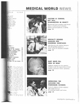Medical World News, Vol. 9 (48), Table Contents Part 1 by Medical World News