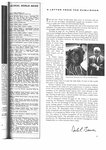 Medical World News, Vol. 10 (24), Letter from the Publisher by Medical World News
