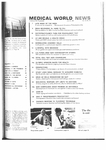 Medical World News, Vol. 10 (30), Table of Contents by Medical World News