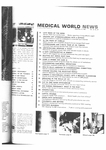 Medical World News, Vol. 10 (37), Table of Contents by Medical World News