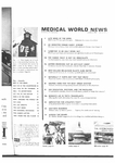 Medical World News, Vol. 10 (40), Table of Contents by Medical World News