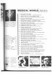 Medical World News, Vol. 10 (42), Table of Contents by Medical World News