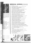 Medical World News, Vol. 10 (43), Table of Contents by Medical World News