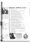 Medical World News, Vol. 10 (44), Table of Contents by Medical World News