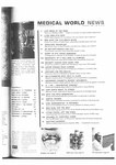 Medical World News, Vol. 10 (45), Table of Contents by Medical World News