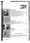 Medical World News, Vol. 26 (2), Table of Contents by Medical World News