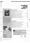 Medical World News, Vol. 26 (16), Table of Contents by Medical World News
