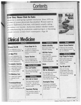 Medical World News, Vol. 29 (7), Table of Contents Part 1 by Medical World News