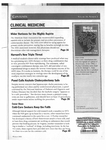 Medical World News, Vol. 34 (3), Table of Contents Part 1 by Medical World News