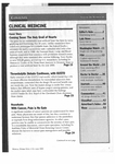 Medical World News, Vol. 34 (10), Table of Contents Part 1 by Medical World News