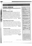 Medical World News, Vol. 35 (1), Table of Contents Part 1 by Medical World News