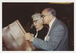 Dr. Desmond and Dr. Arnold Jack Rudolph at Apgar Award Presentation by Murdina M. Desmond (1916-2003)