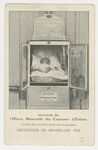 Postcard for the Brussels International Exposition, 1910, Showing an Infant in an Incubator by Murdina M. Desmond (1916-2003)