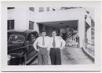 Fred Weller and Bob Mathis. Jefferson Davis by Paul Lensky