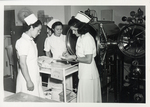 Louise Cavagnaro and Two Nurses