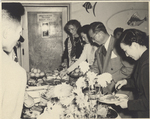 Buffet Line at a Party by George T. Sakoda