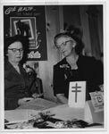 Mrs. F. R. Stroupe the Women's Division Chairman of the Christian seal Campaign by San Jacinto Lung Association