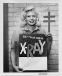 San Jacinto Lung Association's Chest X-ray Promotion - Jayne Mansfield Lookalike