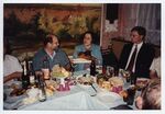 Armin Wienberg, Bakhyt Tumenova, Leif Peterson, 1996 [dinner] by Teresa Hayes