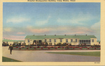 Hospital Headquarters Building, Camp Maxey, TX (Front) by C.T. Colortone