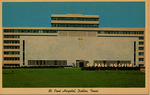 St, Paul Hospital, Dallas, TX (Front) by Dist. By Texas Post Card & Nove;ty Co.