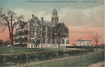 St, Paul's Sanitarium and Southwestern Medical University, Dallas, TX (Front) by John P. McGovern Historical Collections & Research Center