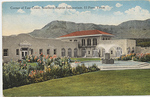 Corner of East Court, Southern Baptist Sanatorium, El Paso, TX (Front) by C. T.Photochrom